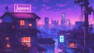 Nostalgic Lofi Hip Hop Beats  1980s & 90s Retro Vibes Japanese Town Ambience  Lofi Rain Playlist