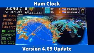 Ham Clock: Version 4.09 Update #hamradio #propagation #hamclock #firmware #update