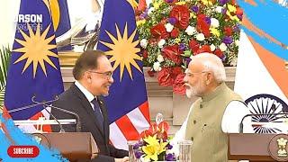 Sidang Media Bersama PM Malaysia Anwar Ibrahim & PM India Narendra Modi