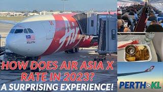 How does Air Asia X Really Rate in 2023? | Perth to Kuala Lumpur | A330 Economy Class Flight Review