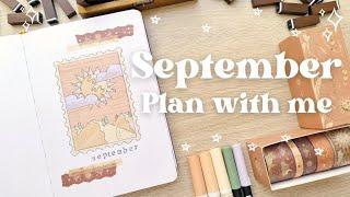  September 2024 Bullet Journal Plan With Me Sunlit Mystery ft Notebook Therapy 