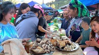 NGUYEN SON SIMPLE LUNG PHINH MARKET - NORTHWEST LAOS CAO MARKET 2024