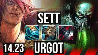 SETT vs URGOT (TOP) | 1000+ games | KR Master | 14.23