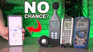 Smartphone vs. Real Meters for Sound and Light Measurement?