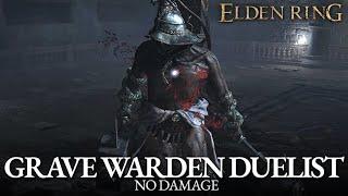 Grave Warden Duelist Boss Fight (No Damage) [Elden Ring]