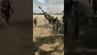 The M777 howitzer. Brutal shot