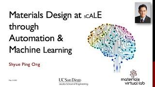 Materials Design at SCALE through Automation & Machine Learning