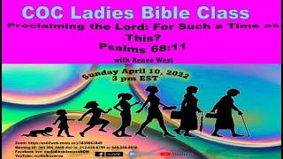 Proclaiming the Lord For Such a Time as This with Renee West