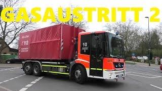 [GASAUSTRITT 2] EINSATZ FÜR DIE BERUFSFEUERWEHR + STADWERKE DÜSSELDORF #MontisEinsatzfahrten