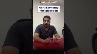 GS - 3 Economy UPSC Mains 2024 - First Reaction