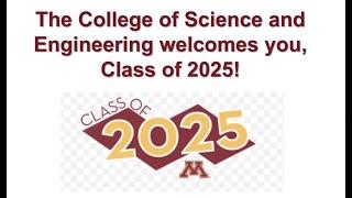 UMN CSE College Welcome