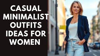 Casual Minimalist Outfits Ideas For Mature Women/ New Update