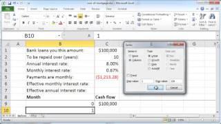 Excel tutorial: Monthly mortgage payments with Excel 2010