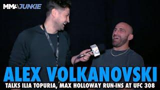 Alexander Volkanovski Reacts to UFC 308 Hotel Run-Ins With Ilia Topuria, Max Holloway