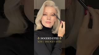 Soft Smokey for hooded eyes #hoodedeyemakeup #hoodedeyes #hoodedeyesmakeup #smokeyeyesmakeup