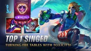 Wild Rift SINGED - TOP 1 Surfer Singed S14 Ranked Gameplay + Build