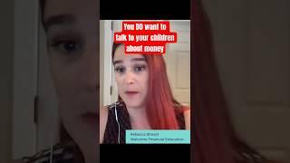Conversations that are private, not secret - and more quick tips #financialeducation #talkaboutmoney