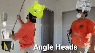 Drywall  Flushers vs Angle heads.