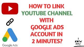 How to Link Youtube channel with google ads account in two minutes | Link YouTube Channel