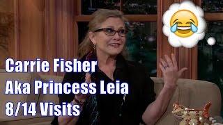 Carrie Fisher - She Would Have Made A Great Comedian - 8/14 Visits In Chron. Order [Mostly Hd]