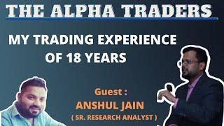Learn New Edge Trading Techniques From vastly Experienced Trader l ANSHUL JAIN #priceaction #trading