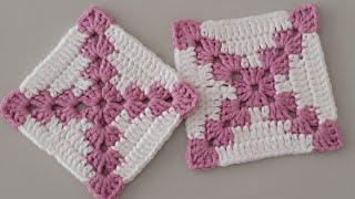 Quick and Simple Crochet Granny Square Design | Beginner-Friendly Tutorial