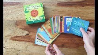 Afirmaciones de Louise Hay - 64 Cartas con mensaje para cada semana