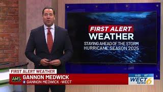 WECT’s Gannon Medwick shares 2025 Hurricane Outlook