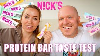 Nick's Protein Bar Taste Test / Sugar Free Chocolate Bars