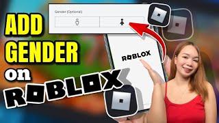 PAANO MAGLAGAY NG GENDER SA ROBLOX | Riencyll Cabile