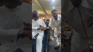 Pastor Remote seen praying for the Governor of Lagos state His Excellency Babajide Sanwoolu 