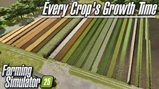 FS25 Crop Growth Times (with Chart) | Farming Simulator 25