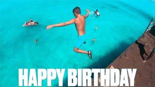 HAPPY BIRTHDAY KREW BINGHAM | RIDING JET SKIS IN THE CARIBBEAN AND JUMPING OFF SHIPWRECKS