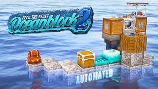 FTB OceanBlock 2 EP2 Air Drops and Sluice Automation