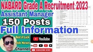 NABARD Grade A Recruitment 2023 Notification for Assistant Manager Online Form 2023