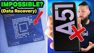 IMPOSSIBLE to fix? Let's see Samsung A51 Board SWAP - Data Recovery Attempt