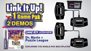 GBA Single-Pak Link - Dr. Mario & Puzzle League (send trial version of Dr. Mario or Puzzle League)