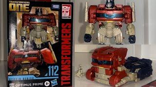 How to transform studio series Optimus prime. Transformers one SS 112 deluxe class figure