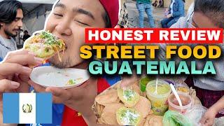 HONEST FOOD REVIEW ON STREET FOODS FROM OLD TOWN OF ANTIGUA, GUATEMALA 