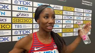 Keni Harrison Locked In To Win Gold In 100m Hurdle Final At 2023 World Athletics Championships