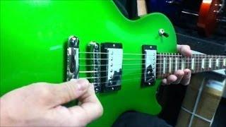 How To Intonate a Gibson Les Paul Studio Guitar By Sammy Bones Intonation