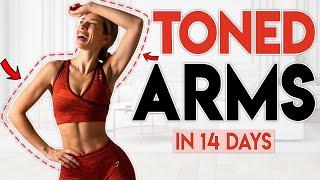 TONE YOUR ARMS in 14 DAYS  Lean & Slim Pilates Sculpt | 8 min Workout