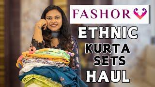 Fashor Kurta Set Haul | Best Ethnic Kurta Sets | Basic With Divya