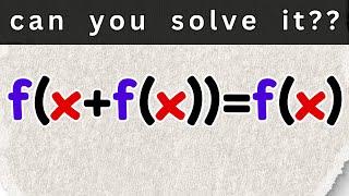 a super nice functional equation