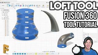 Using the LOFT TOOL in Autodesk Fusion 360