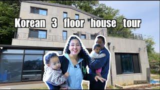 Korean Three-Story House Tour / Suburbs of Seoul