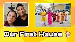 Our First House from Youtube money ?? Mumbai to Delhi Our griha pravesh video vlog