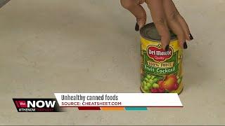 Unhealthy canned foods