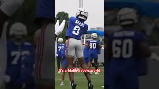 It’s a Malik Nabers world #giants #nfl #football #highlights h