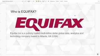 A Case Study - The 2017 Equifax Data Breach